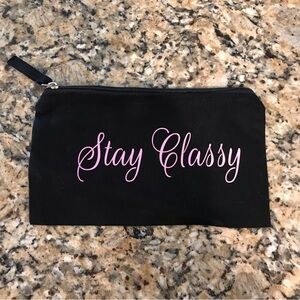 ▪️Stay Classy Zippered Pouch